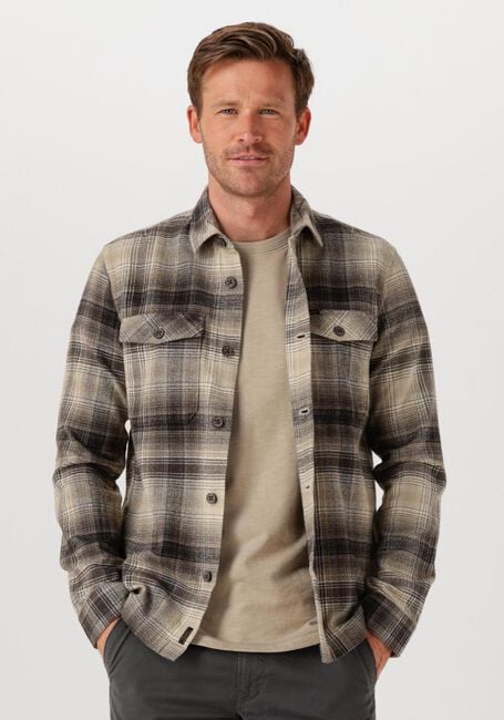 Graue PME LEGEND Overshirt BRUSHED GRINDLE CHECK OVERSHIRT 2 - large