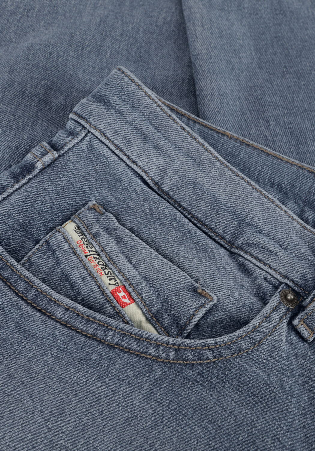 Hellblau DIESEL Slim fit jeans 2019 D-STRUKT - large