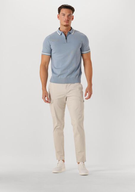 Blaue SAINT STEVE Polo-Shirt SIEM - large