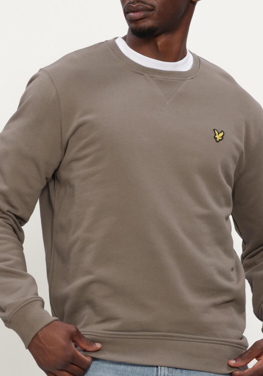Braune LYLE & SCOTT Sweatshirt CREW NECK SWEATSHIRT - large
