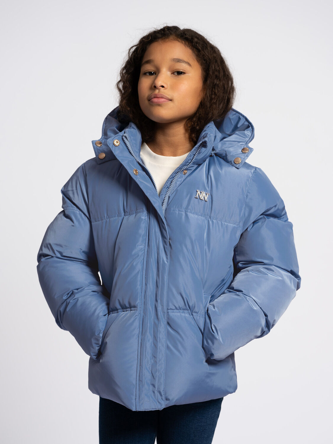 Hellblau NIK & NIK Wattierte Jack JAYLA PUFFER JACKET - large