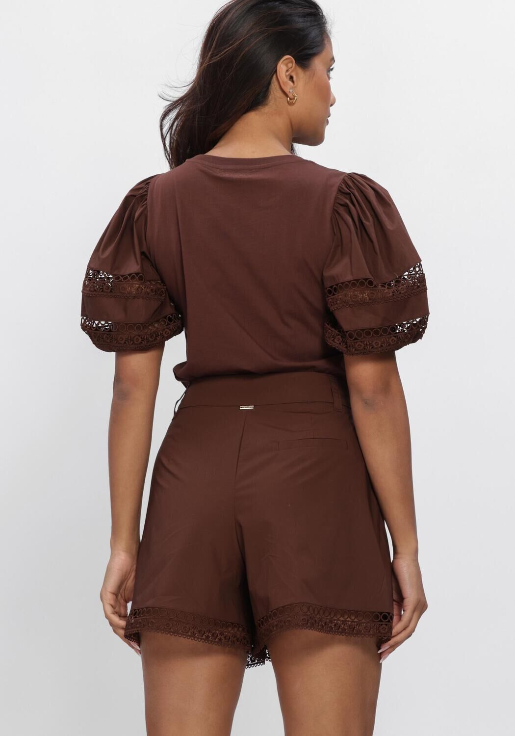 Braune TWINSET MILANO Top 261TT2260 - large