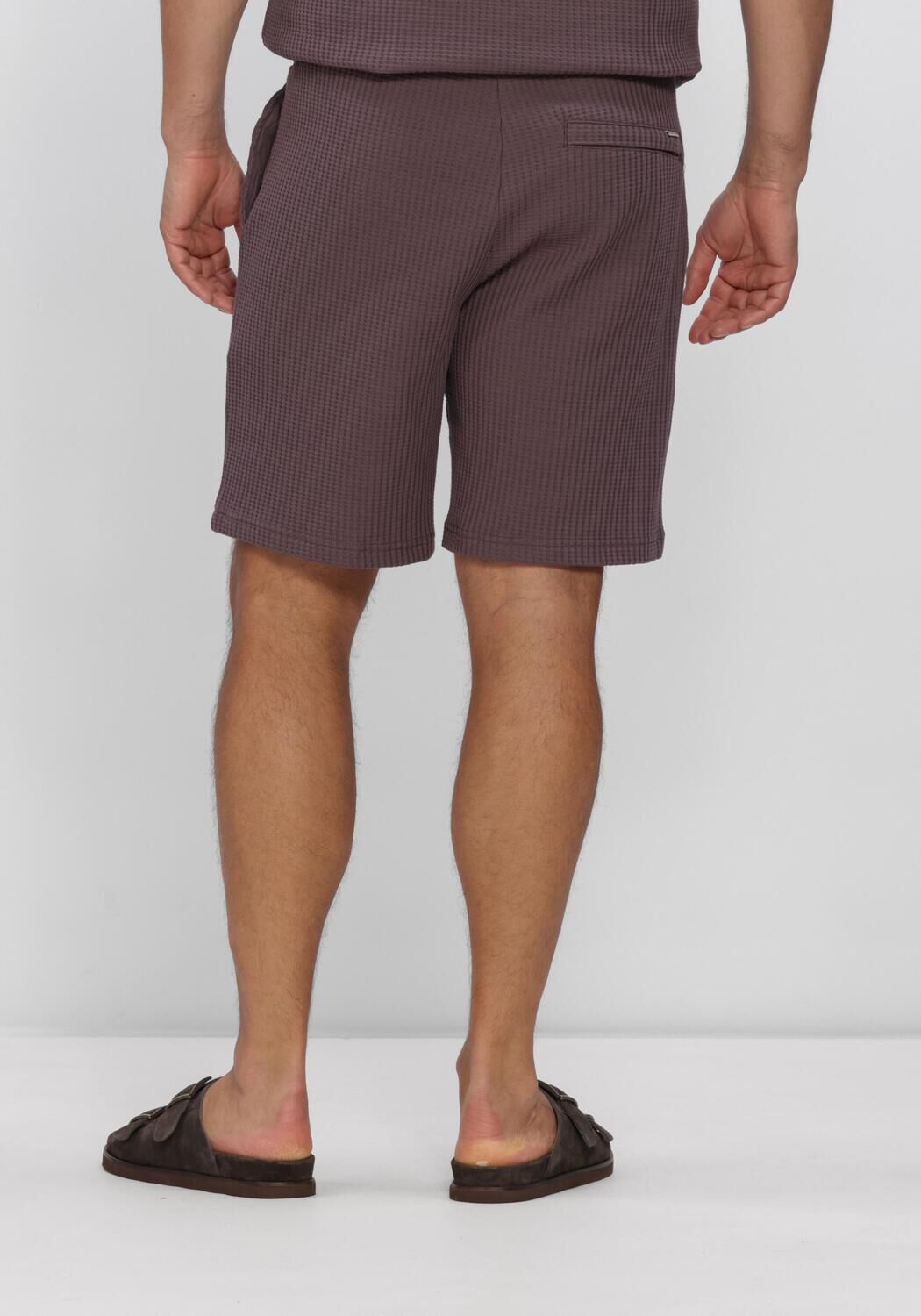 Lilane DSTREZZED Kurze Hose LOGAN WAFFLE SWEATSHORT - large