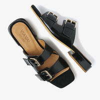 Schwarze VIA VAI Sandalen GIGI LENA - medium