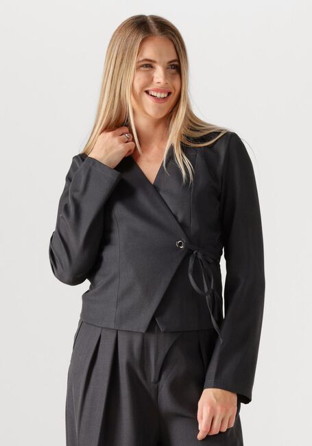 Dunkelgrau NEO NOIR Blusen SIMMI EYELET BLOUSE - large