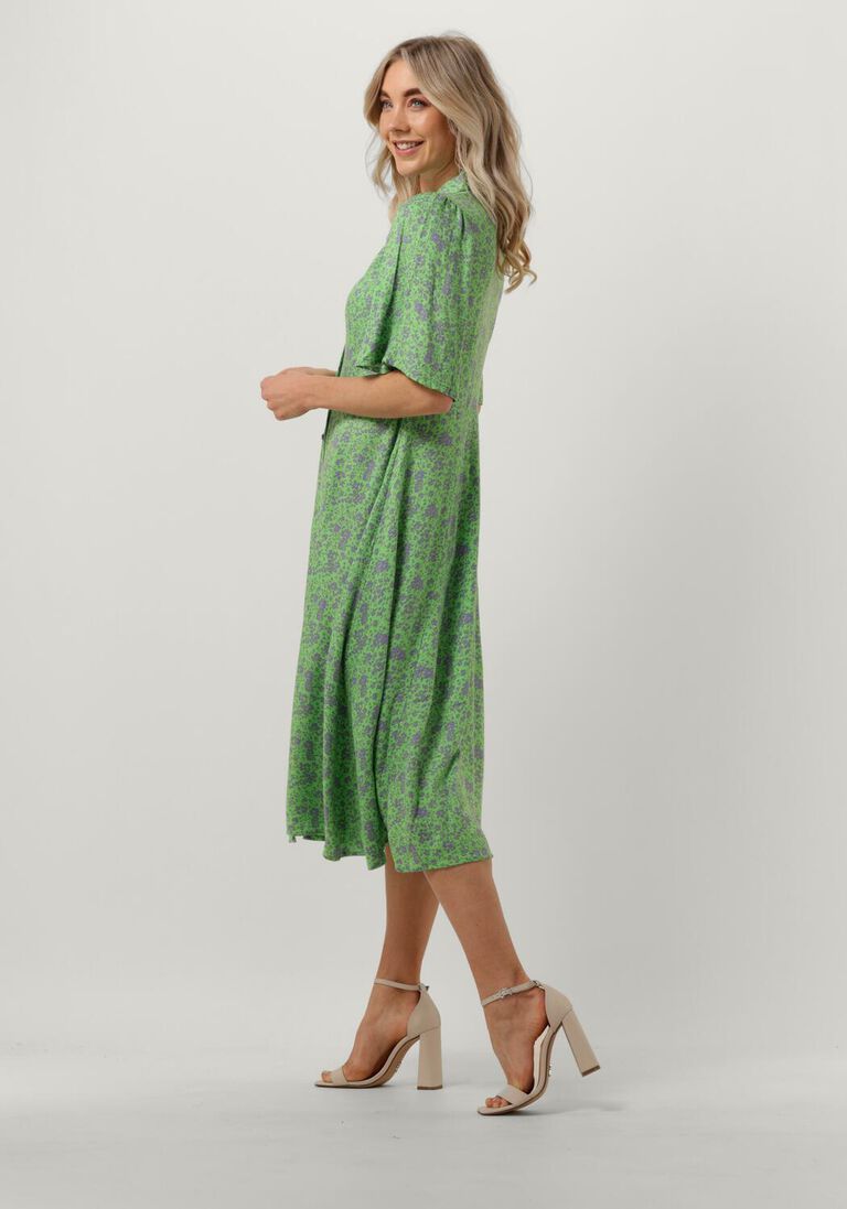grüne y.a.s. midikleid yasstelli 2/4 midi shirt dress s. YN7926