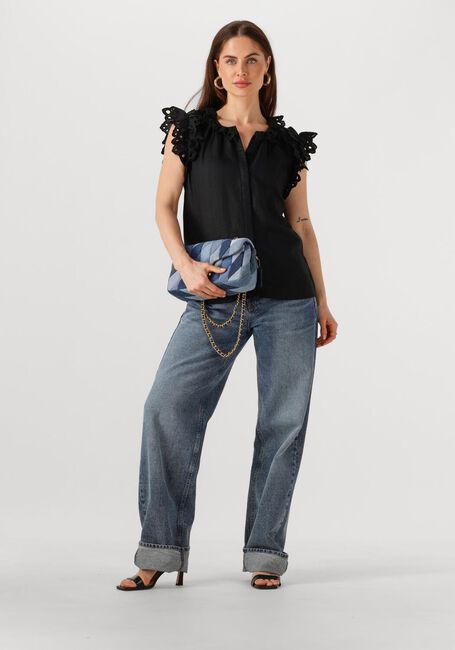 Schwarze COPENHAGEN MUSE Top NATULI SHIRT - large