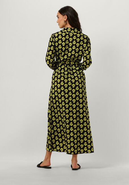 Gelbe COLOURFUL REBEL Maxikleid VIVIAN BIG FLOWER MAXI DRESS - large