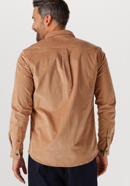 Camelfarbene ANERKJENDT Casual-Oberhemd AKLEIF SOLID CORD SHIRT - large