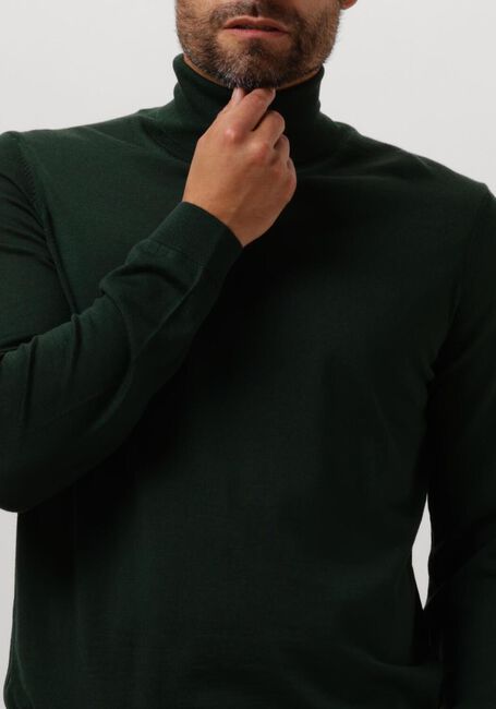 Dunkelgrün BOSS BLACK Rollkragenpullover MUSSO-P - large