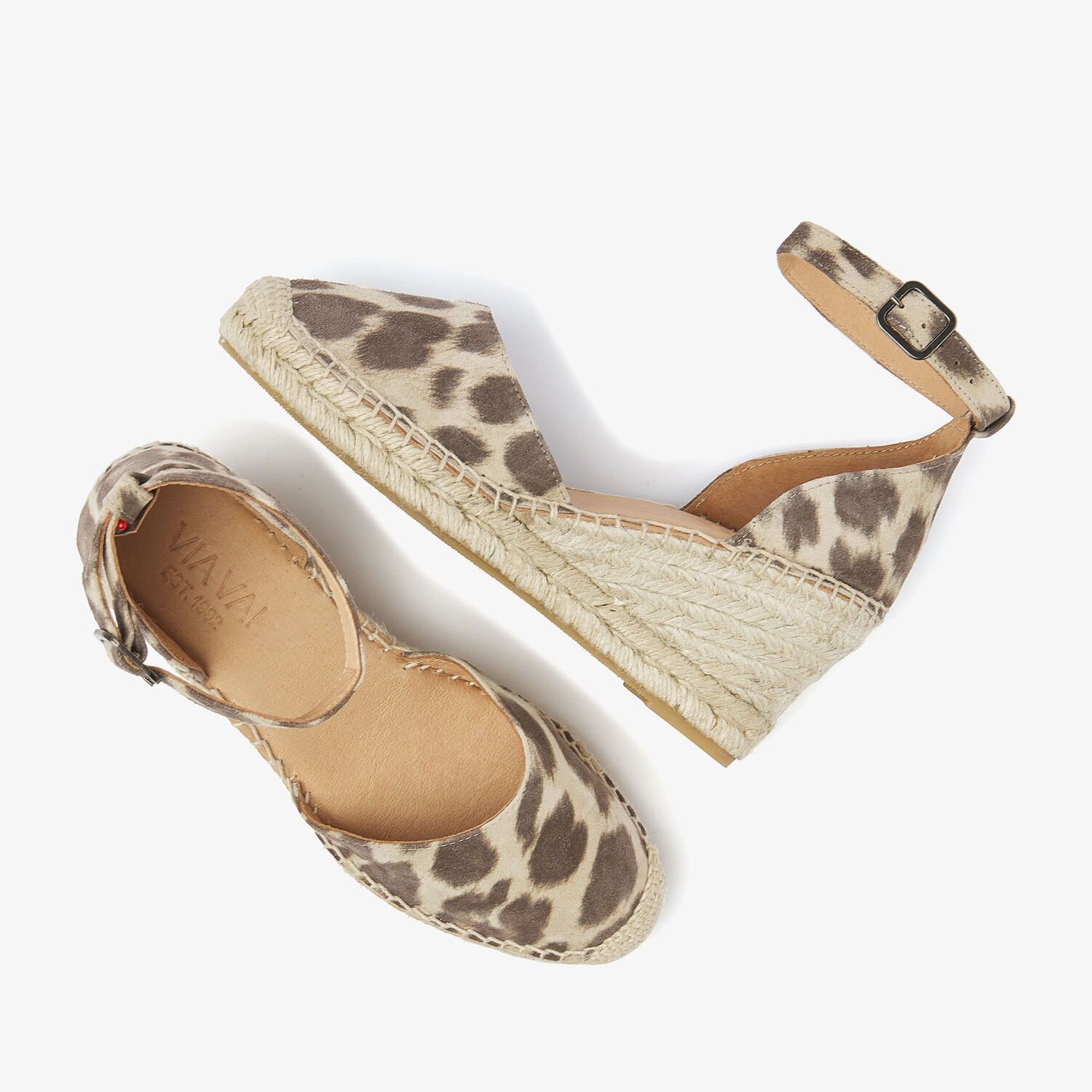 Braune VIA VAI Sandaletten mit Absatz FLORA BRAID - medium