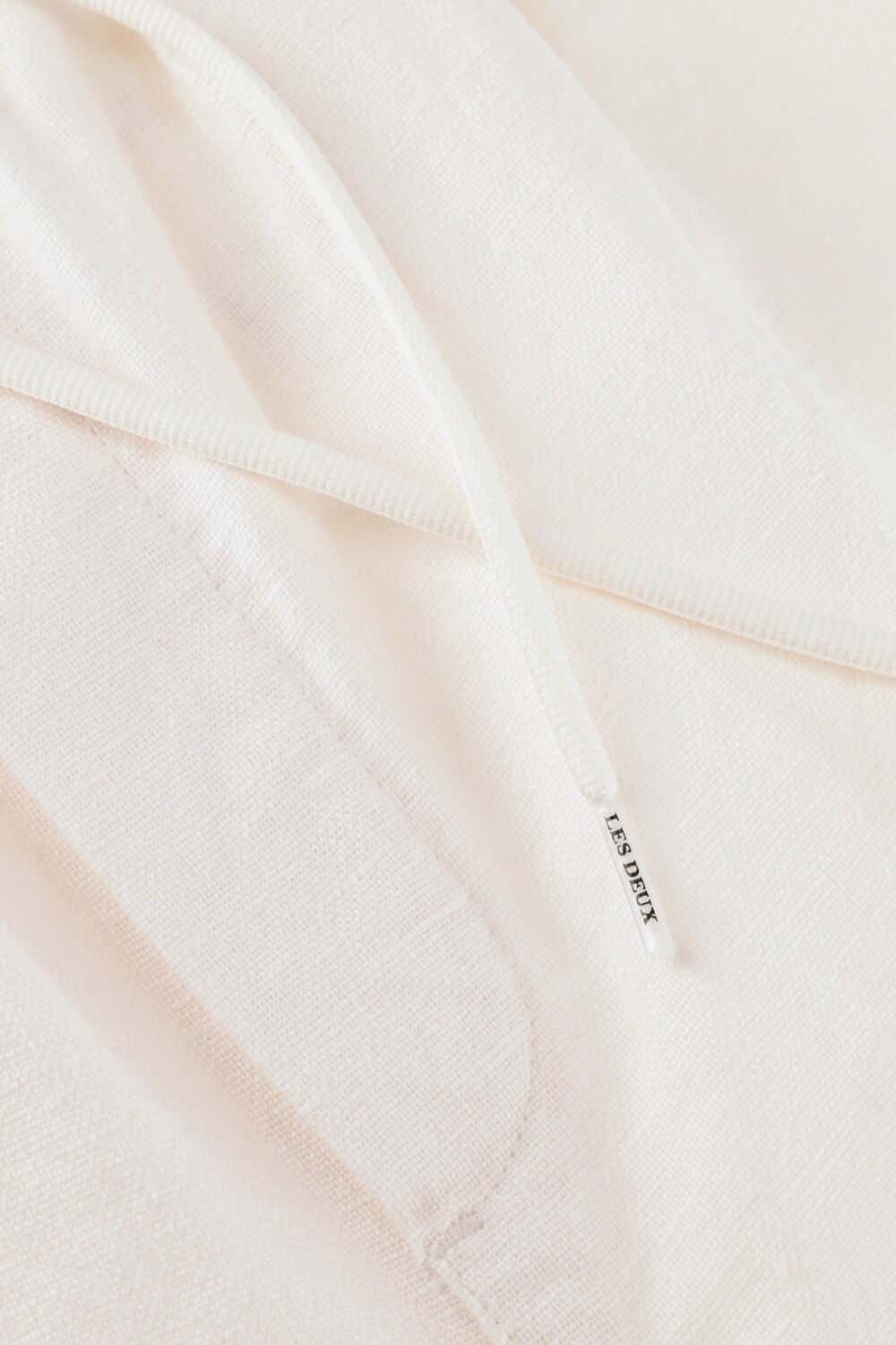 Ecru LES DEUX Kurze Hose OTTO LINEN SHORTS - large