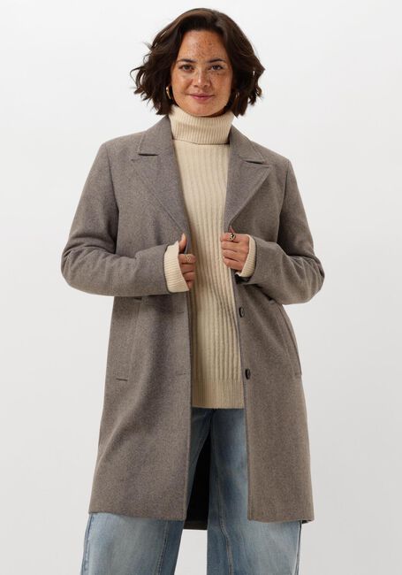Graue SELECTED FEMME Mäntel SLFNEW ALMA WOOL COAT - large