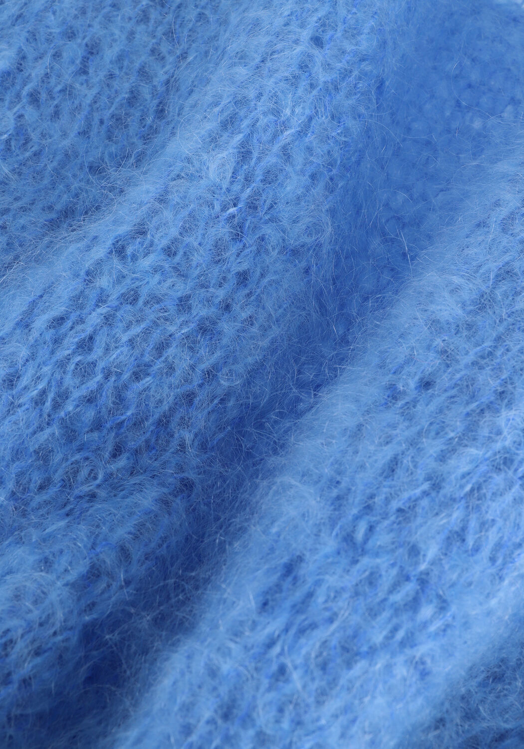 Blaue AMERICAN DREAMS Pullover MILANA LS MOHAIR KNIT - large