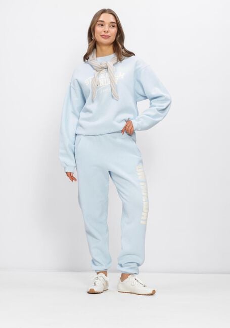 Blaue NOTRE-V Schal KAIA STRIPE - large