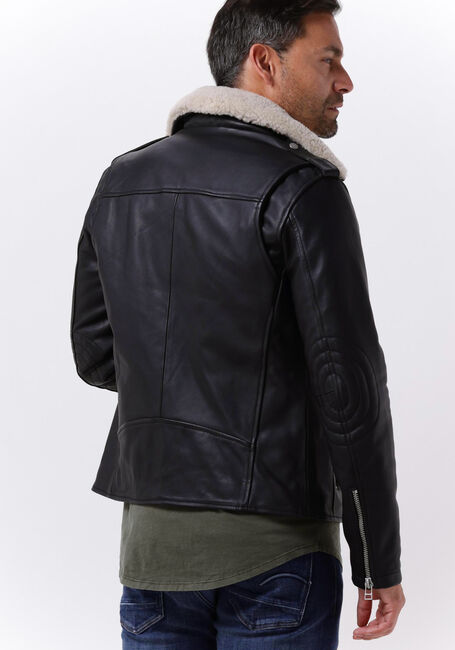 Schwarze GOOSECRAFT Lederjack GALLERY544 - large