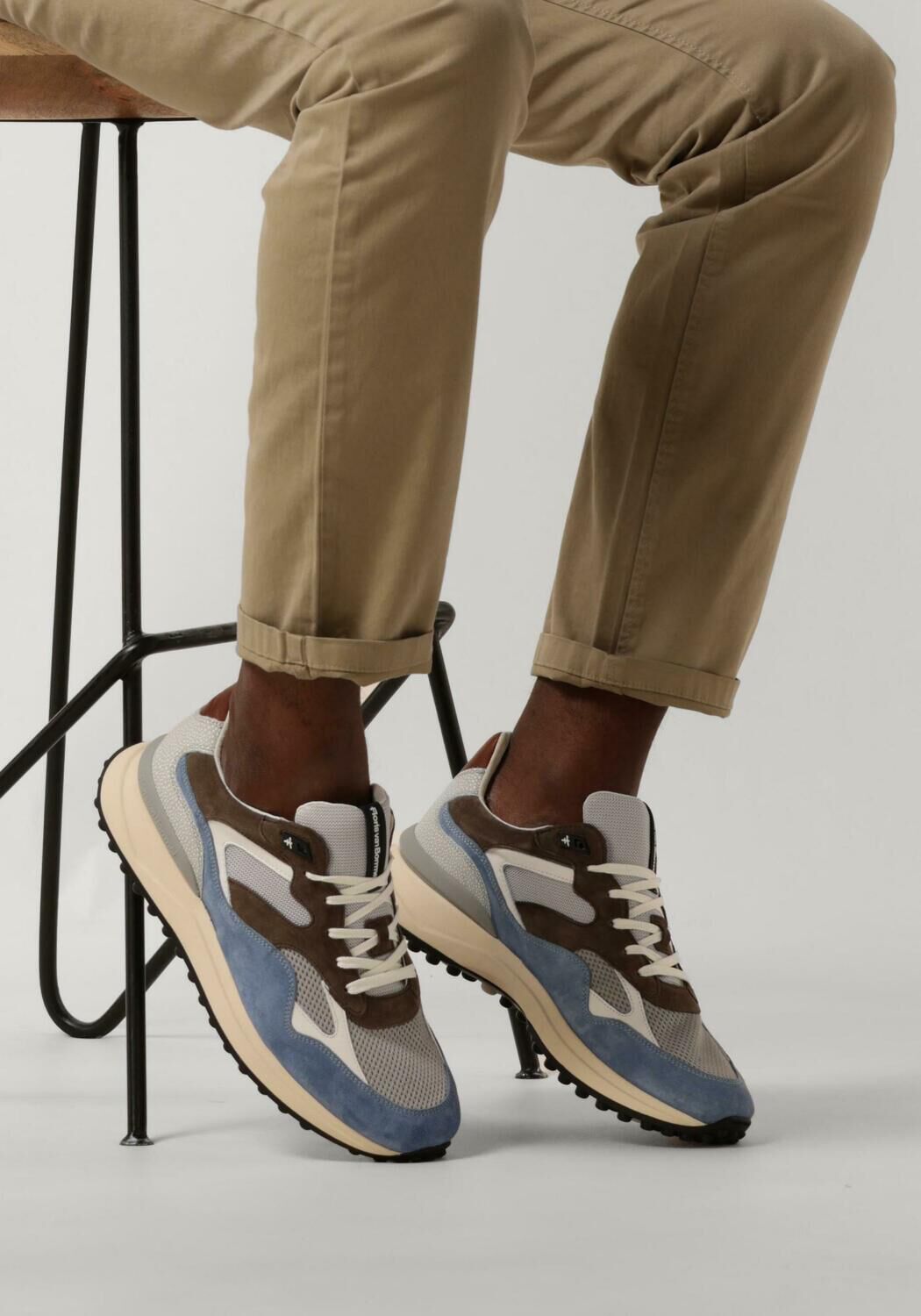 Blaue FLORIS VAN BOMMEL Sneaker Low SFM-10159 NOPPI - large