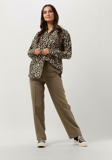 Braune SELECTED WOMEN Blusen SLFSALLI LS OVERSIZE SHIRT - large