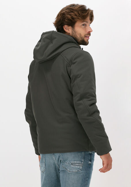 Dunkelgrün CAST IRON Wattierte Jack SHORT JACKET SOFT SHELL ZEROYO - large