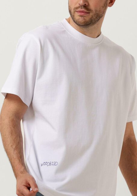 Weiße WOODBIRD T-shirt WBBAINE VASE TEE - large