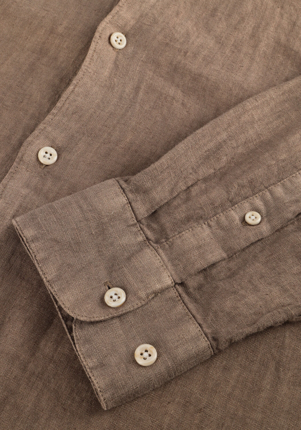 Braune THE GOODPEOPLE Casual-Oberhemd SOHO - large