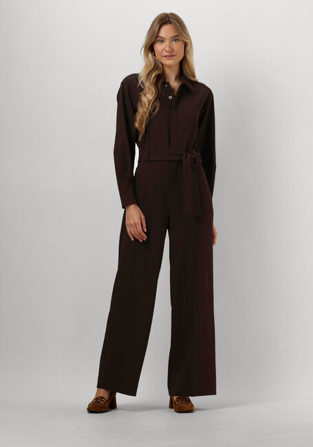 Braune VANILIA Jumpsuit CLASSY STRUCTURED JUMPSUIT - large