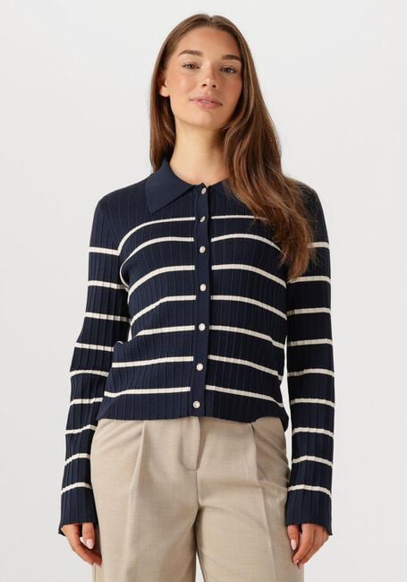 Dunkelblau Y.A.S. Strickjacke YASLIMANA LS KNIT CARDIGAN S. - large