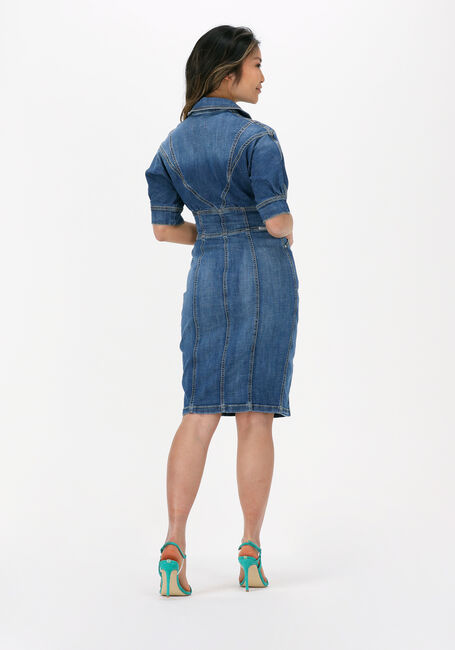 Blaue GUESS Minikleid CORSET DRESS - large