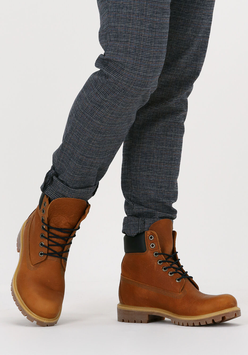 Camelfarbene TIMBERLAND Schn&uuml;rboots 6IN PREMIUM - large