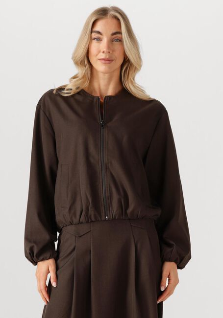 Braune CO'COUTURE Jack LUNA BALLOON ZIP JACKET - large
