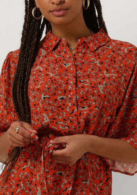 Rote ANOTHER LABEL Minikleid NASMA DRESS S/S - large
