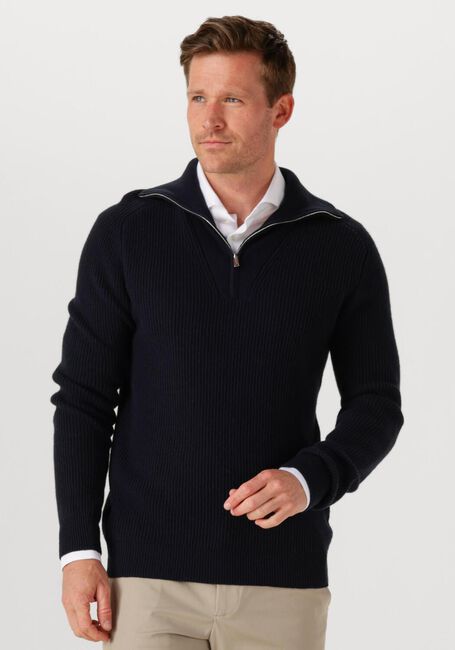 Dunkelblau PROFUOMO Pullover PULLOVER HALF ZIP - large