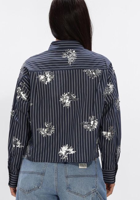 Blaue NUKUS Blusen TESSA BLOUSE PAILLET - large