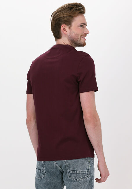 Bordeaux LYLE & SCOTT T-shirt PLAIN T-SHIRT - large