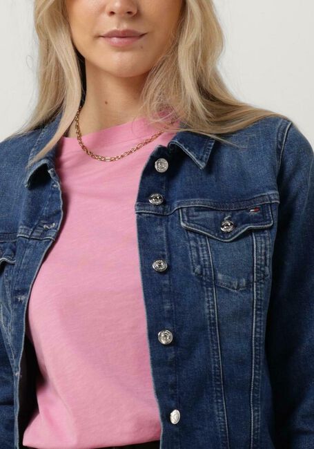 Blaue TOMMY HILFIGER Jeansjacke DNM SLIM JACKET SUKI - large