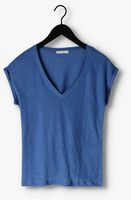 Blaue BY-BAR T-shirt MILA ORGANIC LINEN TOP