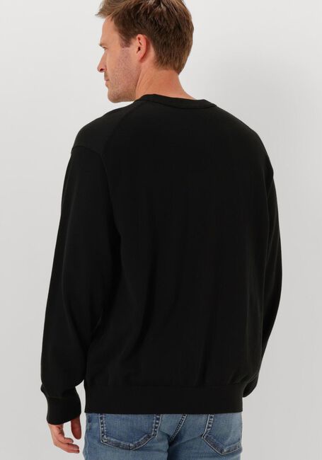 Schwarze CALVIN KLEIN Pullover LS EZ CORRON CREWNK SWEATER 12GG - large