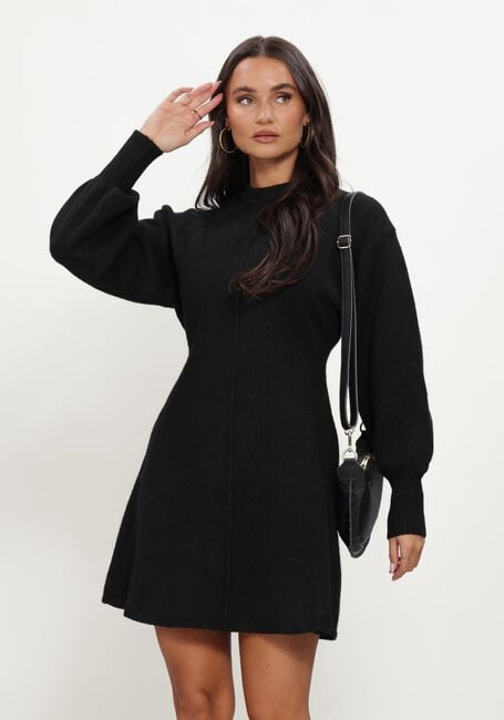 Schwarze NOTRE-V Minikleid NV-ILJA - large