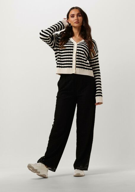 Schwarze MSCH COPENHAGEN Strickjacke MSCHKITNA CARDIGAN STP - large