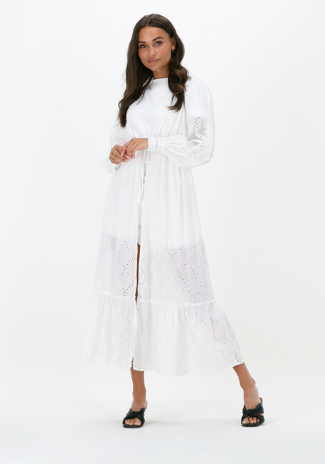 Weiße COLOURFUL REBEL Maxikleid SANDY BRODERIE ANGLAISE MAXI KIMONO DRESS - large