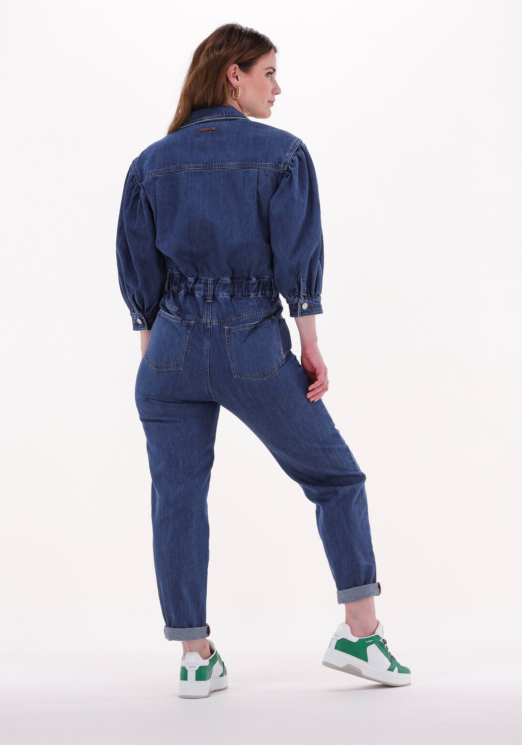 blaue scotch soda jumpsuit space suit inspired denim all in one