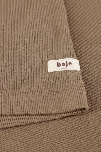 Braune BAJE STUDIO Polo-Shirt LUTERN - large