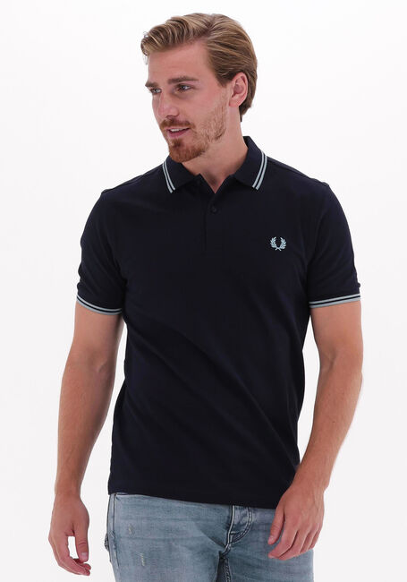 Dunkelblau FRED PERRY Polo-Shirt TWIN TIPPED FRED PERRY SHIRT - large