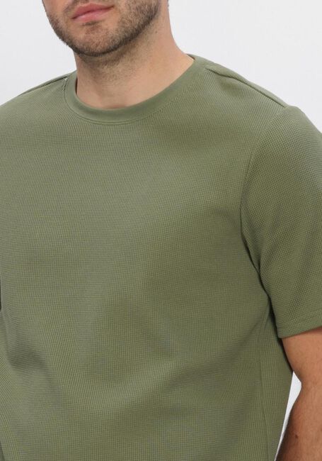 Gr&uuml;ne ANERKJENDT T-shirt AKKIKI S/S WAFFLE TEE - large