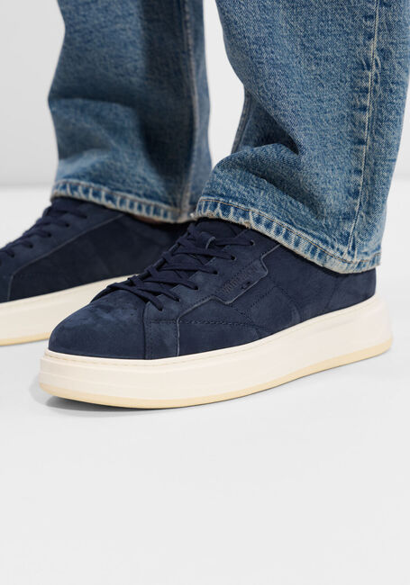 Blaue WOOLRICH Sneaker Low ARROW MAN MILLED NABUK - large