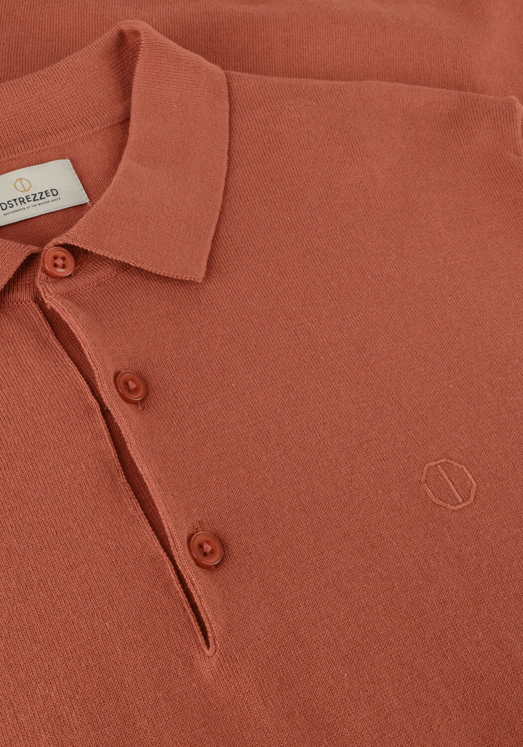 Rote DSTREZZED Polo-Shirt DS_CAMILO POLO - large