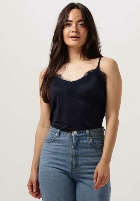 Dunkelblau CC HEART Top LACE TOP - large