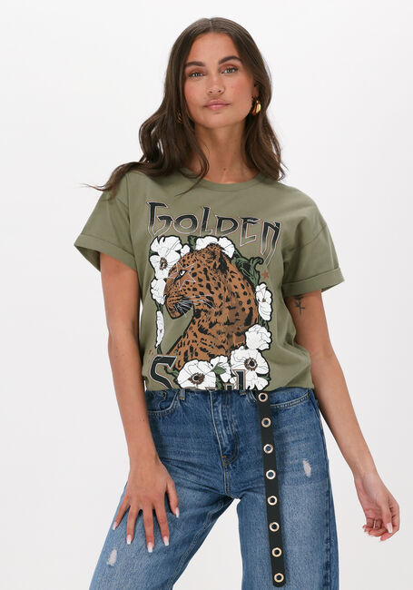 Grüne COLOURFUL REBEL T-shirt GOLDEN SOUL BOXY TEE - large