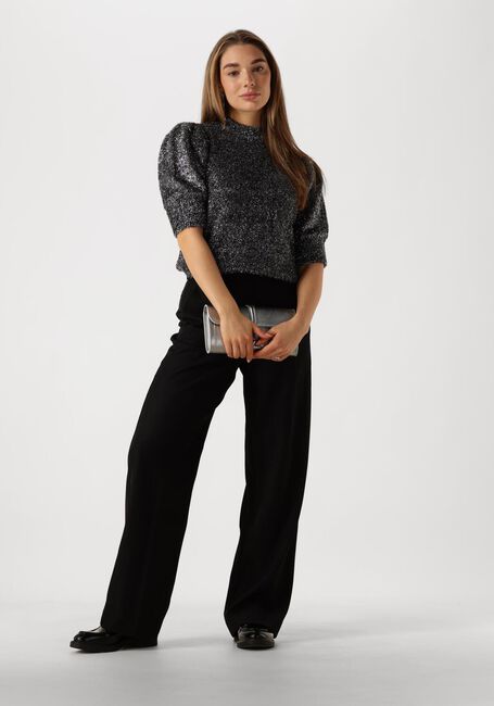 Silberne MINUS T-shirt MSBRITNEY KNIT T-SHIRT - large