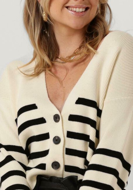 Creme NOTES DU NORD Strickjacke GAIA CARDIGAN - large